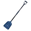 Лопата совковая высокопрочная "PROTEX Гефест" (рельс.сталь) 275х230мм, усилен.ал.чер. с пласт.ручк.