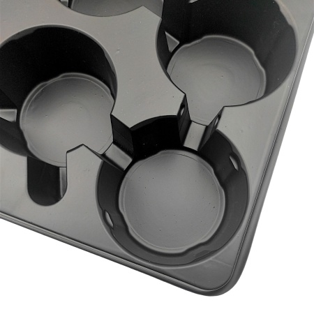 Кассета транспортная для рассады 15яч. d10см 540х320мм (полистирол) черная