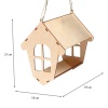 Кормушка для птиц "Избушка" 20х18х21см (фанера)