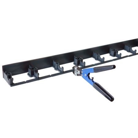 Бордюр ландшафтный пластик. "Контур" 8смх1м (черный)