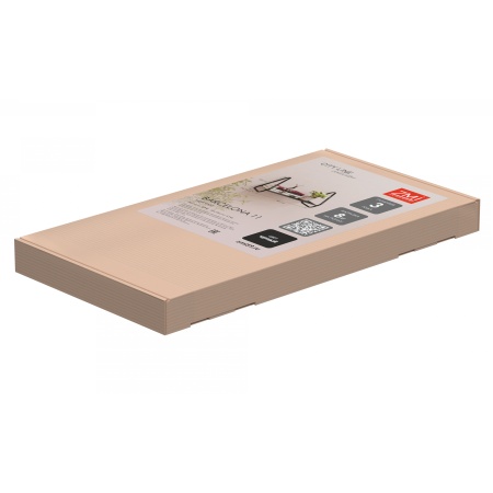 Полка настенная металл."Барселона 11" 45х24,5х30см (графит)