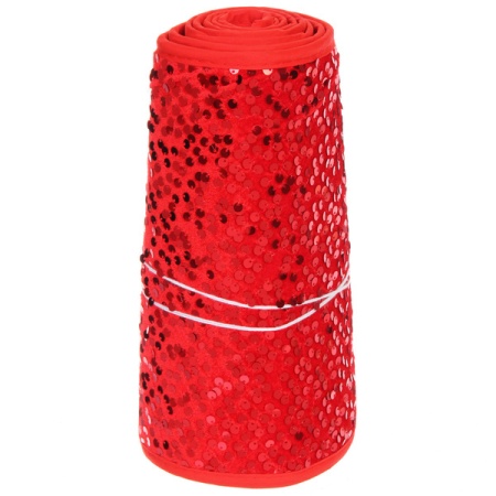 Декор для основания елки "Shine" d40хD56см, h20см, красный