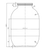Банка стеклянная (под СКО) 3л