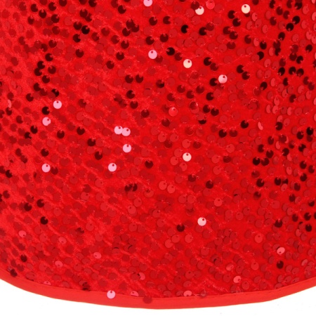 Декор для основания елки "Shine" d40хD56см, h20см, красный