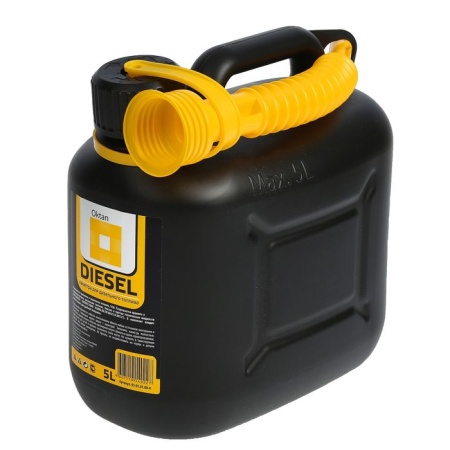 Канистра  5л пластик. для ГСМ Diesel (черный)