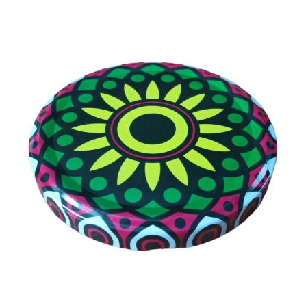 Крышка "твист-офф" d100мм (литография) "Летний муар" (Воронеж)