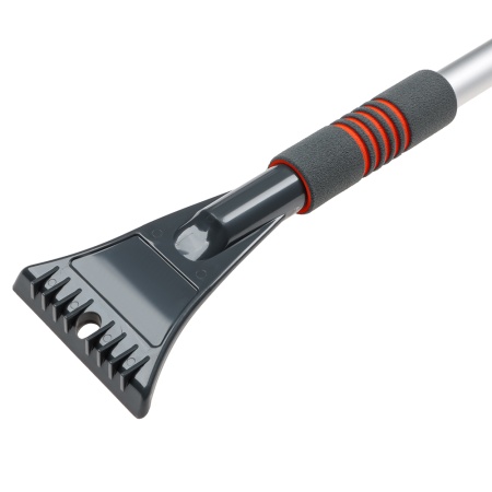 Щетка автомобильная 88-118см телескопическая со скребком