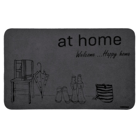 Коврик придверный 50х80см "Счастливый дом" "Vortex"