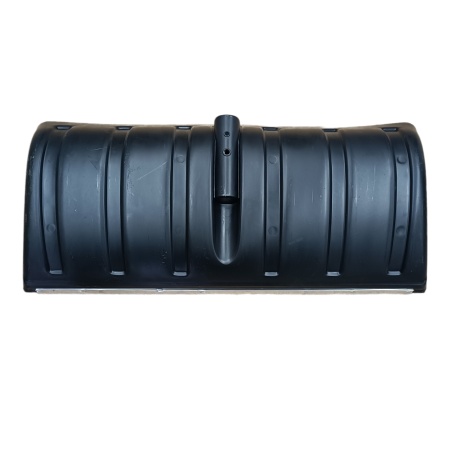 Лопата снеговая "Зима №7" п/эт. черная, с алюм.накл., без черенка, d тулейки 32мм, 600х300мм