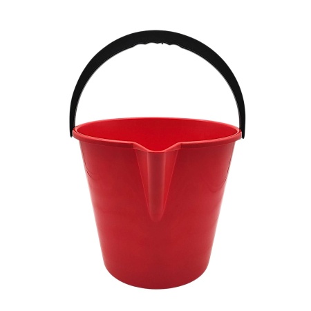 Ведро п/эт. 10л "Добрыня" (с носиком, мерной шкалой, цветное)