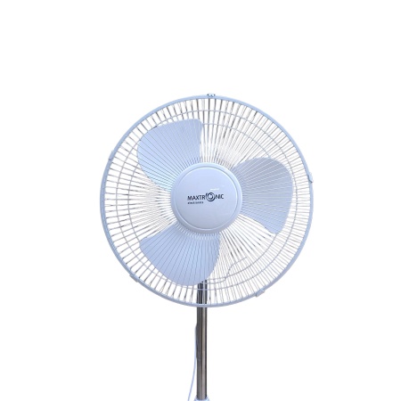 Вентилятор напольный 16" MAХ-1615-1 белый 38Вт, 3 скор., поворот.система, регулировка высоты