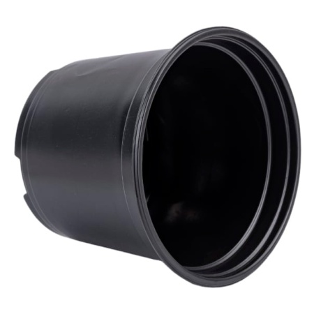 Горшок для рассады 0,8л d12см h11см (полистирол) черный