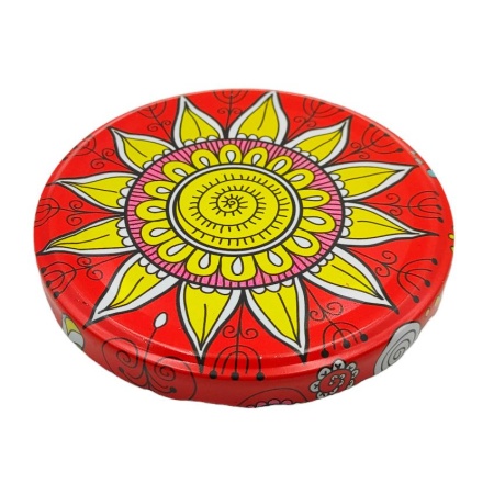 Крышка "твист-офф" d100мм (литография) "Летний муар" (Воронеж)