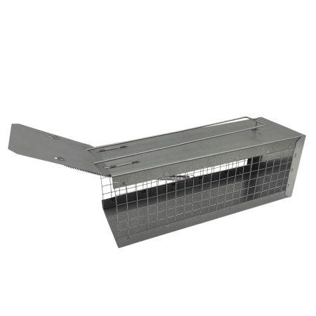 Крысоловка "Клетка" металл.+сетка  280х95х115мм